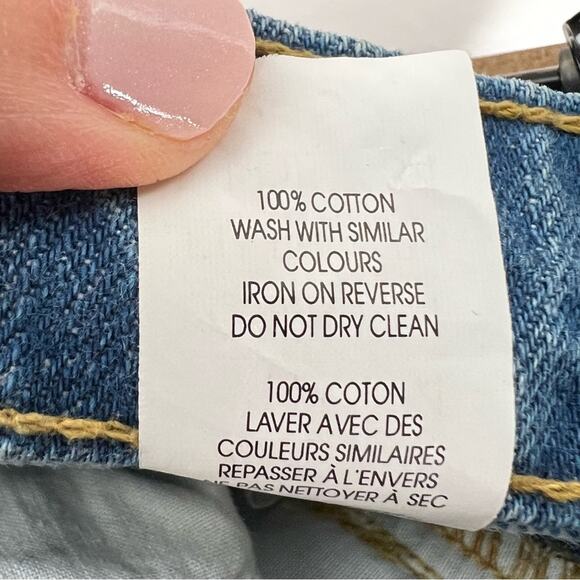 Nasty Gal light wash distressed skinny jeans size 8 B88 - Picture 3 of 4